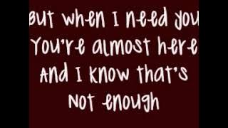 Brian McFadden Ft Delta Goodrem   Almost Here Lyrics On Screen