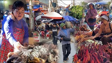 CHỢ PHIÊN BẮC HÀ ẨM THỰC THẮNG CỐ GÀ ĐEN NGON HẤP DẪN, THẢO DƯỢC RỪNG BÁN LA LIỆT CHỢ VÙNG CAO.