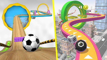 Going Balls Vs Action Balls All Levels Gameplay Android iOS #117