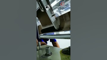 Automatic film roll labeling machine clear film labeling machine testing video