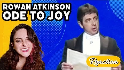 ROWAN ATKINSON - Ode To Joy - REACTION!