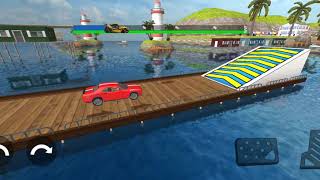 Extreme car racing PART #135 stunt challenge on ramp tracks of beaming beamng screenshot 5