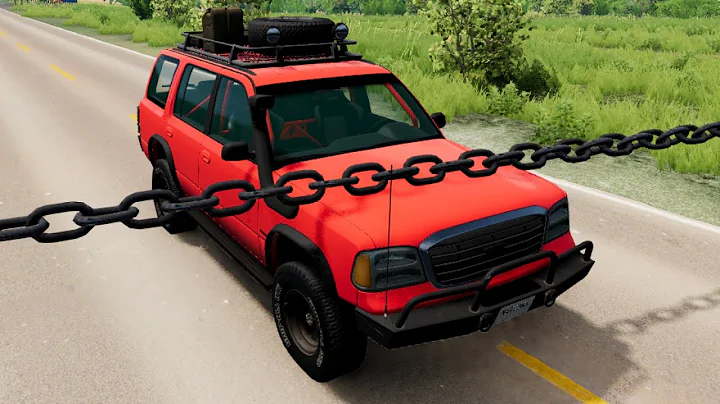 Cars vs Chain #6 – BeamNG.Drive