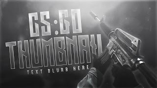FREE CS:GO Thumbnail Template