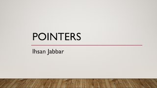 Data Structures 2: Pointers