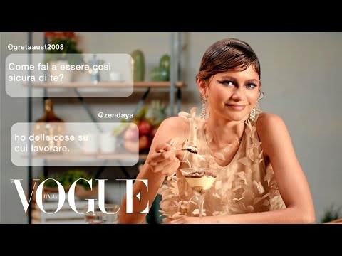 Zendaya risponde ai vostri DM mentre assaggia piatti italiani | Vogue Italia
