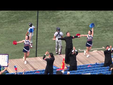 『躍る太陽』（慶應義塾大学応援歌）：2013年秋季リーグ立教戦