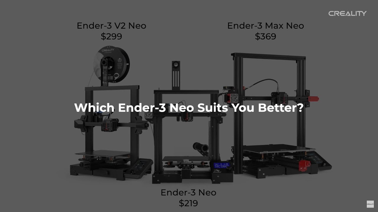 The Ender Neo series - Which Is The Best Ender For You?