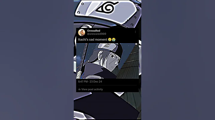 Itachi crying for sasuke|Itachi sad moment 😢😭-mockingbird- #itachi uchiha #for you