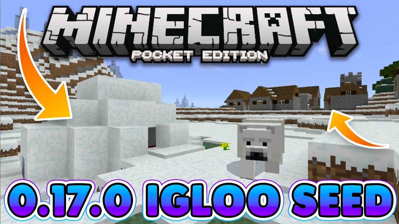 Best Igloo Seed Minecraft Pocket Edition Ice Spikes Village Igloo At Spawn Youtube