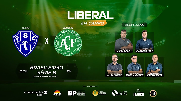 PAYSANDU X CHAPECOENSE | SÉRIE B 2025 | AO VIVO E COM IMAGENS DO ESTÁDIO