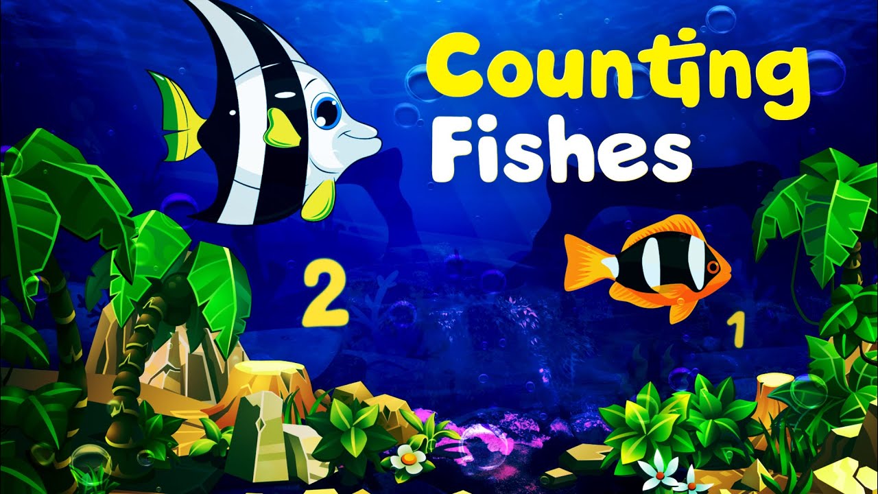 Counting Fishes 🐠 1 Hour Relaxing Baby Music 💖✨Bedtime Lullaby 2022 ♫♫♫