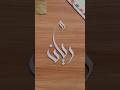اسم ريان مكتوب على الزجاج بطريقة مميزة Calligraphy 
