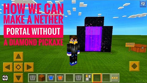 How To Make a Nether Portal Without a Diamond Pickaxe in LOKICRAFT (EASY) |