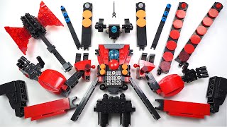 LEGO Skibidi Toilet | Titan Speakerman + Titan Cameraman Fusion Unofficial Lego Set