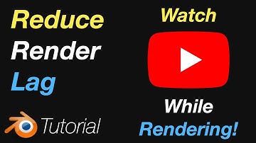 Render Blender Scenes With No Lag While Using Other Programs