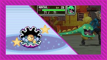 Shiny Clamperl in Pokemon Sapphire after 9,393 Sweet Scent Encounters (Water Monotype #6)