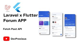 How To Build A Forum App With Laravel and Flutter - Fetch Post API How To Build A Forum App With Laravel and Flutter - Fetch Post API
