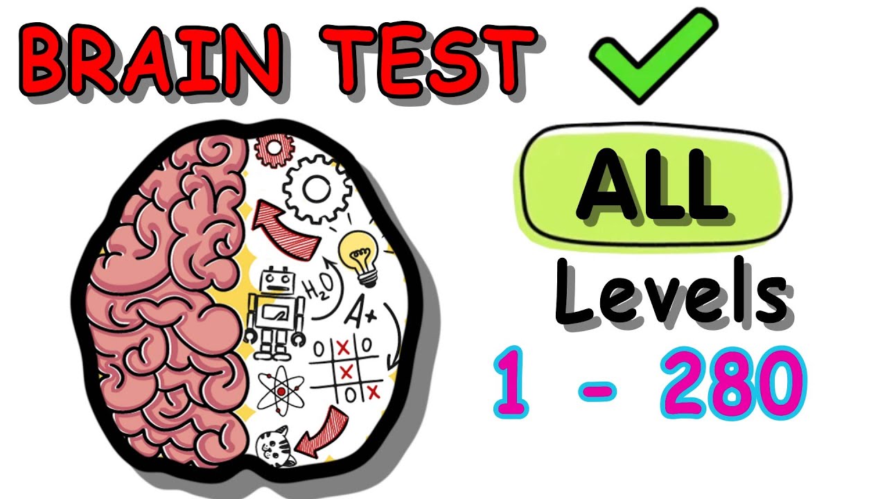 Brain Test: Tricky Puzzles Level 1 - 280 - All Levels (Updated) 