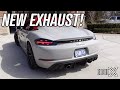 Porsche 718 Spyder Update! NEW AKRAPOVIC EXHAUST!