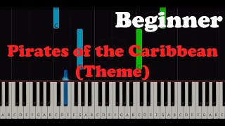 Pirates of the Caribbean Theme Easy Piano