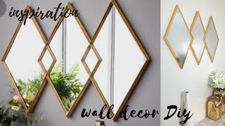 FOAMBOARD WALL DECOR- Budget friendly, easy elegant wall mirror DIY