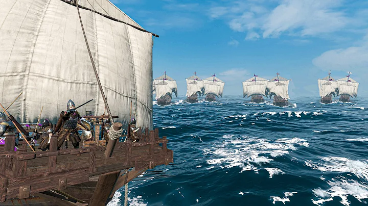 NORTH Epic Naval Battle - Mount and Blade 2 BANNERLORD War Sails DLC
