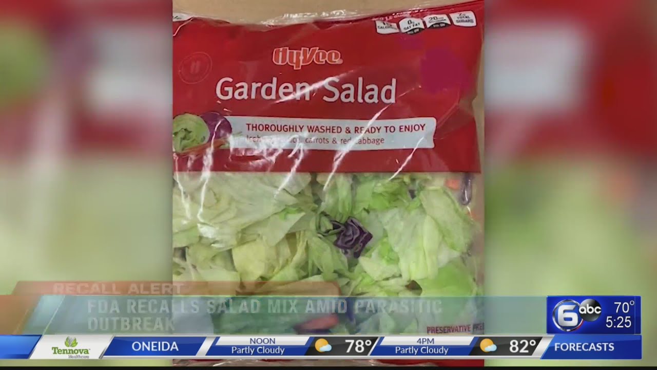 Salad recall Bagged grocery store mix sickens more than 100 in 7