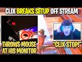 NRG Ronaldo CAUGHT Clix RAGING & Breaking His Setup OFF STREAM At the NRG House (Fortnite)