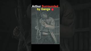 Arthur Morgan Surrounded! 💣 Nonstop Gunfight Red Dead Redemption 2 #rdr2 #youtubeshorts #shorts