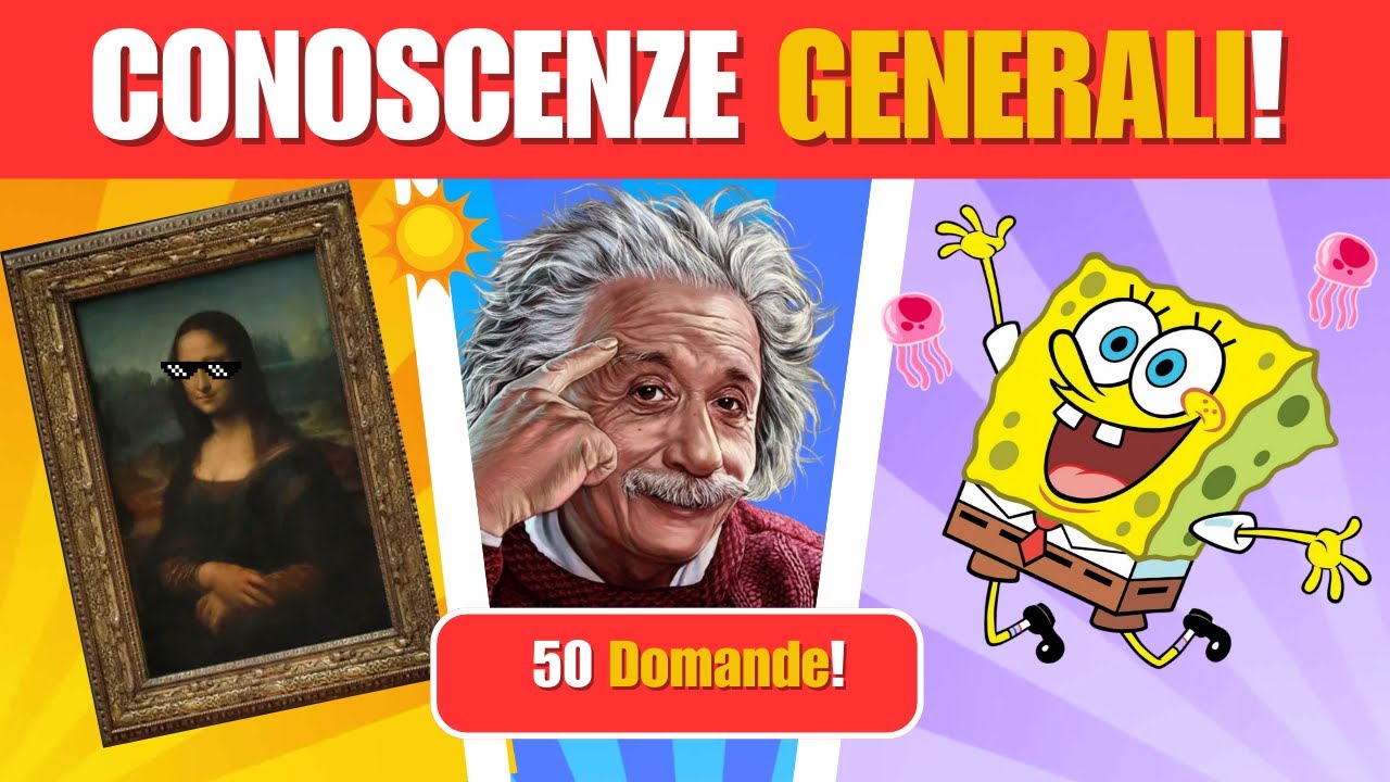50 Domande Divertenti di Cultura Generale! Riesci a Rispondere a Tutte? 🧠✨