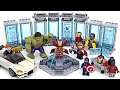 Lego Marvel Iron Man Armoury! Defeat the villains with the Hulk! | DuDuPopTOY