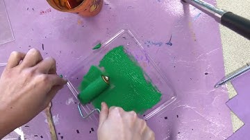 Printmaking: How to use a brayer