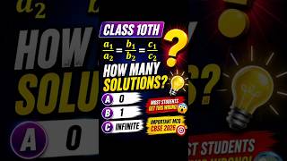 Can you answer this Linear Equations MCQ Class10th maths