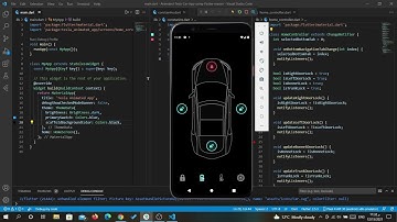 Animated Tesla Car Control App - Mazen Alghaberi - flutter