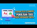 Cara Membuat Animasi Dan Custom Style Pada Penulisan Teks Di Undangan Digital
