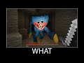 Minecraft wait what meme part 46 Realistic Huggy Wuggy