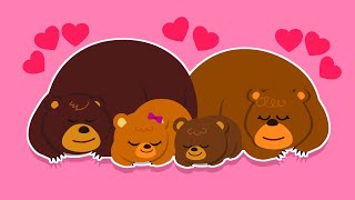 Четыре медведя ♪ | Мы Медвежья Семья! | Детские стишки | Песни животных★TidiKids