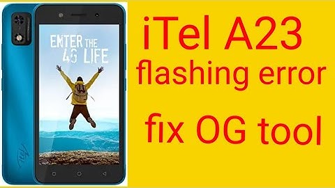 Itel A23Flashing Error Failed nv data read in phone flashing error 100% done | itelL5006c flashing