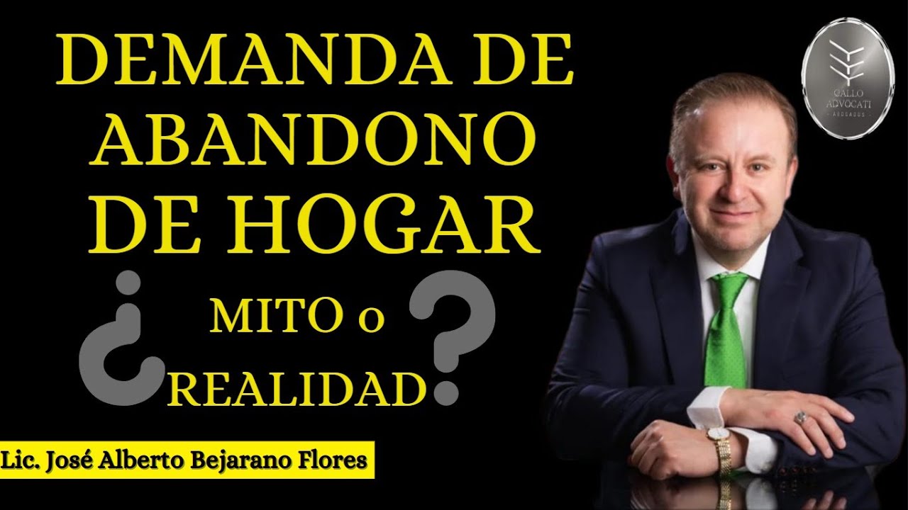 🤦‍♀️💥🤦‍♂️DEMANDA DE ABANDONO DE HOGAR🤦‍♀️💥🤦‍♂️¿MITO o REALIDAD?