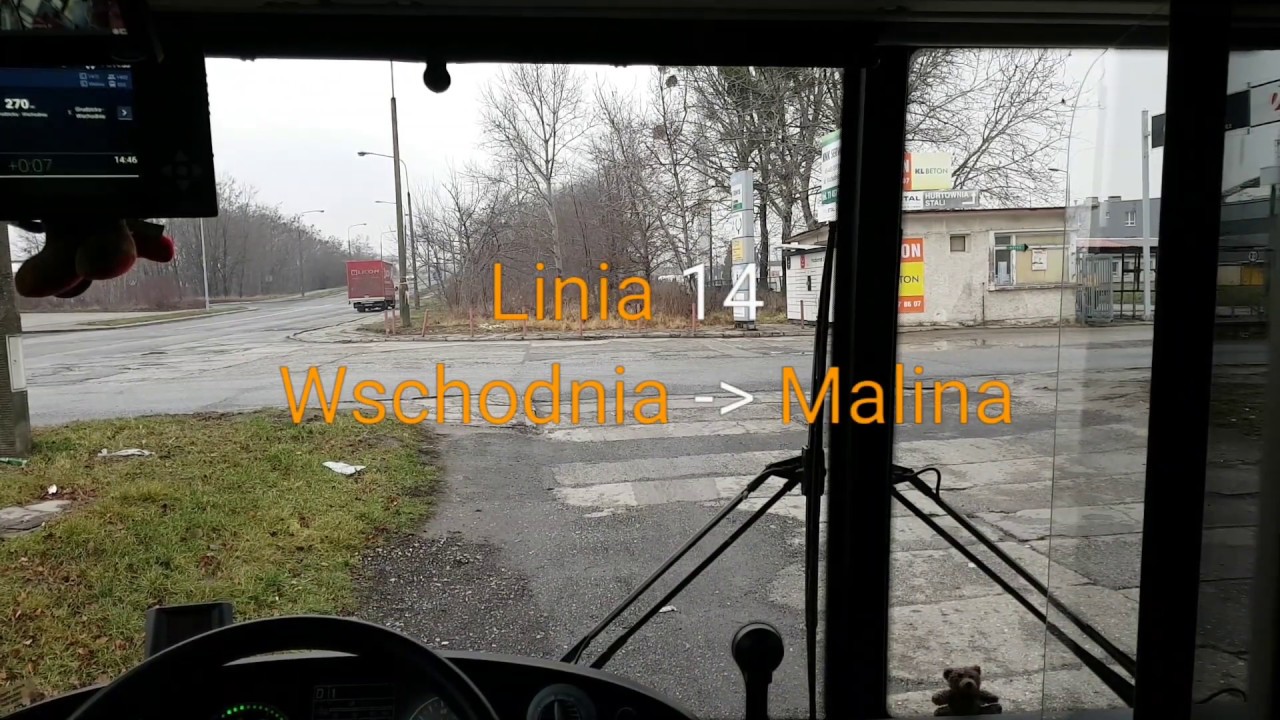 Autobusem po Opolu - linia 14 (Wschodnia - Malina)