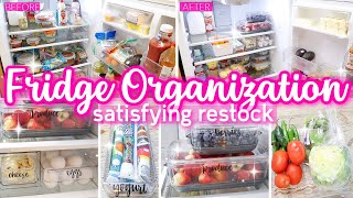 HOW TO ORGANIZE RENTER FRIENDLY FRIDGE IN SMALL HOME | SMALL SPACES FRIDGE ORGANIZATION 2023