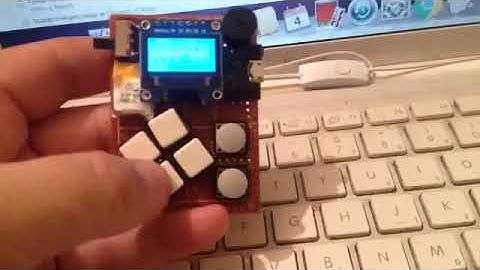 Arduboy DIY The Ballon Boy " Game dev Kit  ( VIDEO Part - 1)