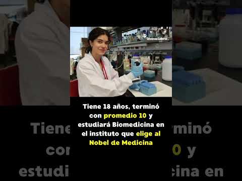 Con 18 años estudiará en la universidad vinculada al Premio Nobel