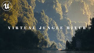 Virtual Jungle River | UE5 [4K]