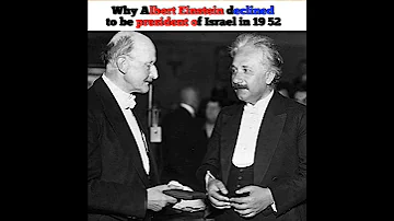 why Albert Einstein declined to be president of Israel in 1952 #facts #shorts #short #youtubeshorts
