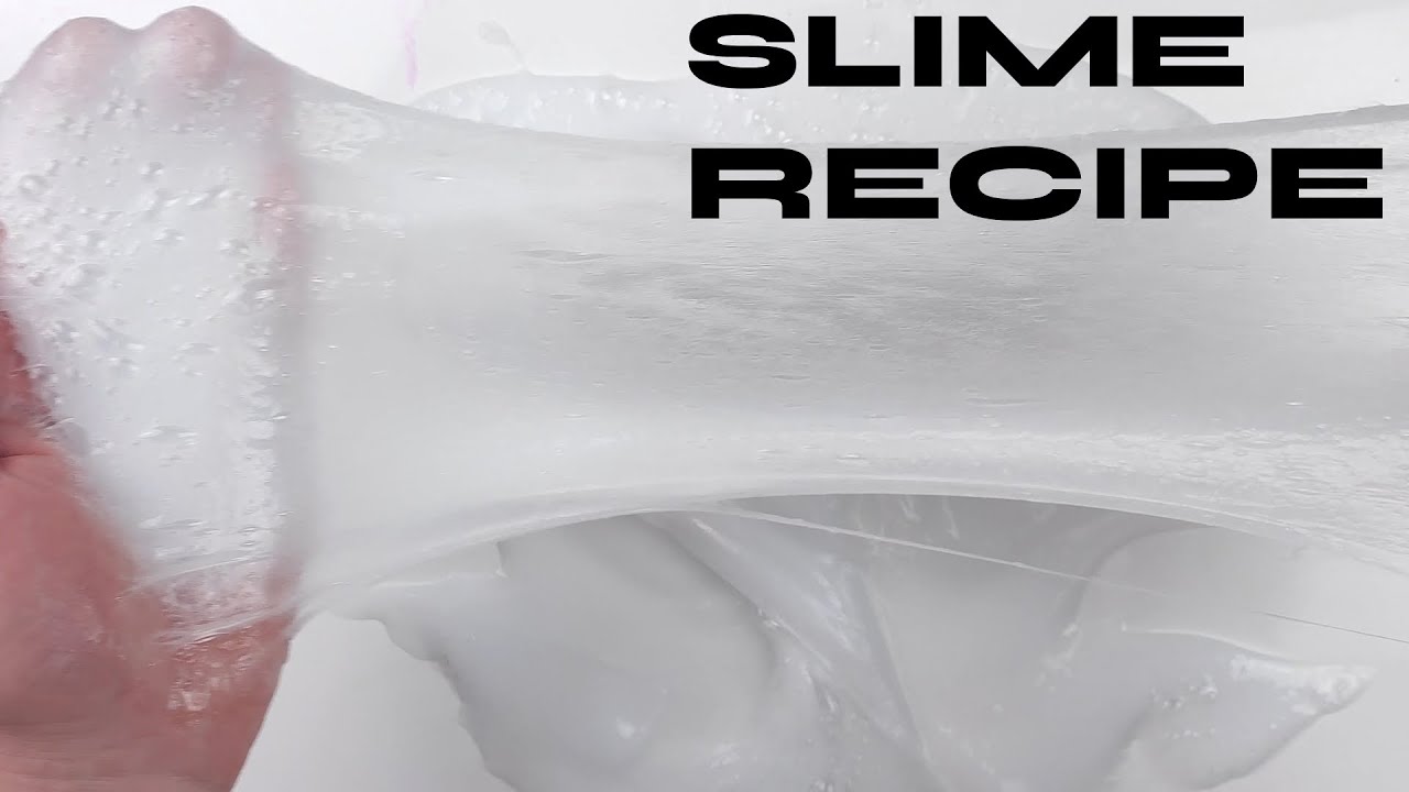 DIY how to make very soft white slime