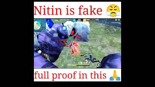 @Nitinfreefire  is scammer 😱 full exposed || Roast video @God Danger YT#freefireindia  #shorts