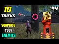 Top 10 New Tricks To Surprise Your Enemies And Friends In Free Fire | Top Tricks #4