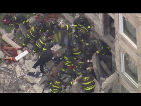 1 dead, 2 pulled from rubble following partial building collapse on West Side